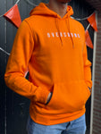OverDwars orange hoodie unisex