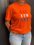OverDwars orange T-shirt unisex